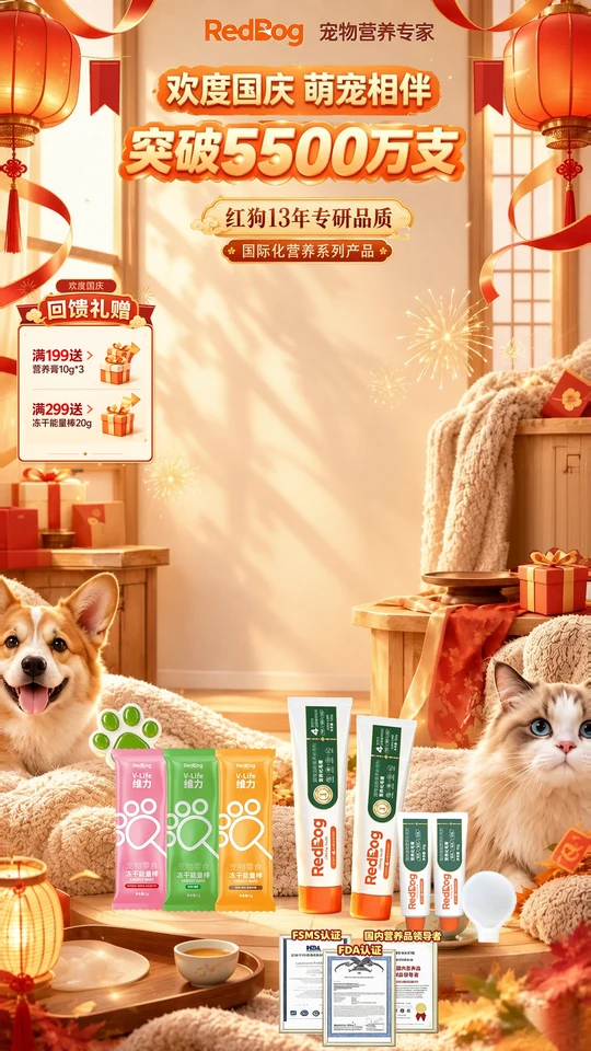 红狗示例的图层切换预览